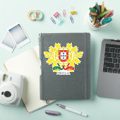 Portugese wapenschild sticker (iPad Cover)