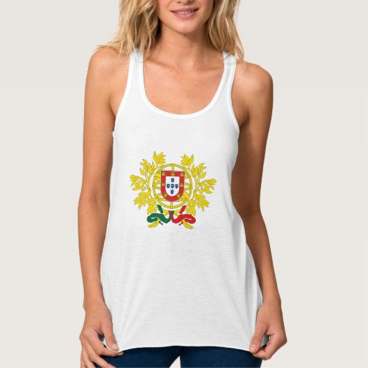 Portugese wapenschild tanktop (Voorkant)