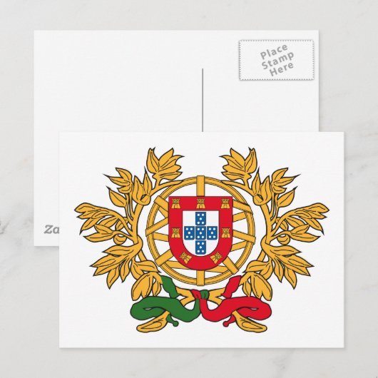 Portugese wapenstilstand Briefkaart (Voorkant / Achterkant)