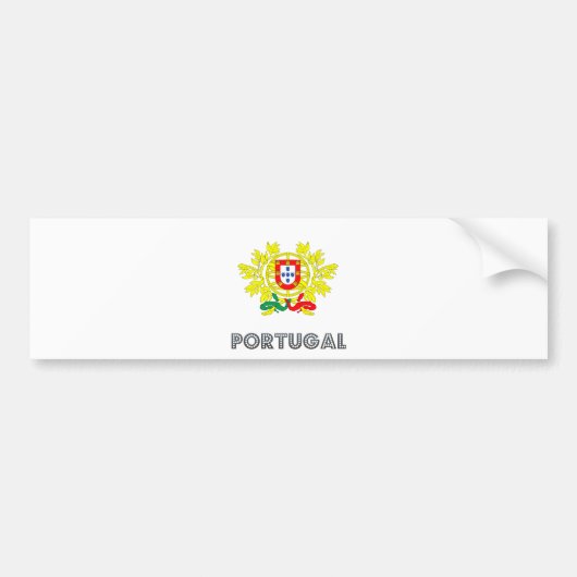 Portugese wapenstilstand bumpersticker (Voorkant)