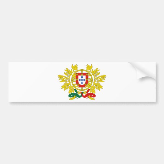 Portugese wapenstilstand bumpersticker (Voorkant)