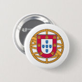 Portugese wapenstilstand ronde button 5,7 cm (Voorkant /achterkant)