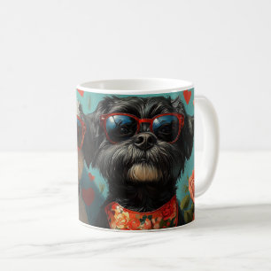 Portugese Water Dogs Hart Rozen Valentijnsdag Koffiemok