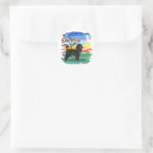Portugese Waterdog (#2) Ronde Sticker (Tas)