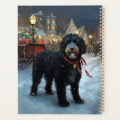 Portugese Waterdog Kerst Feestelijke Periode Planner (Achterkant)
