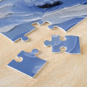 Portugese Waterdog Kerstboot Vakantie Legpuzzel (Zijkant)