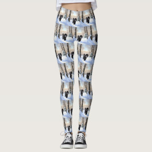 Portugese Waterdog Laat het Sneeuwen Kerstmis Leggings