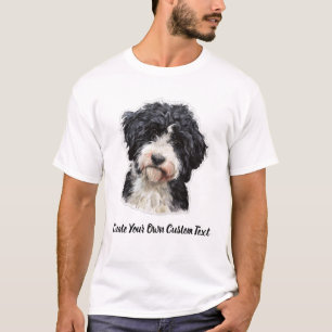 Portugese Waterdog Maak Je Eigen Tekst T-shirt