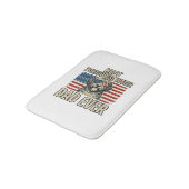Portugese Waterdog Vader Patriottisch Vintage Badmat (Gekanteld)