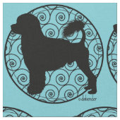 Portugese watergolven stof (Close Up)