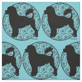 Portugese watergolven stof (Swatch)