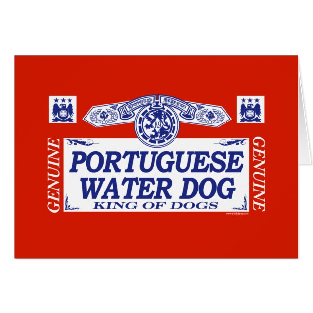 Portugese waterhond (Voorkant Horizontaal)