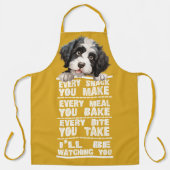 Portugese waterhond elke snack die je maakt schort (Voorkant)