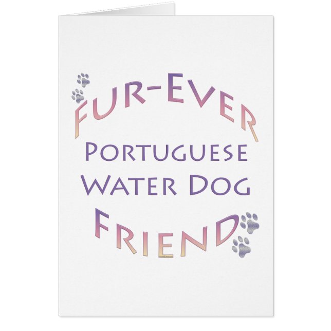 Portugese waterhond Furever (Voorkant)