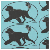 Portugese waterhond Gaiting Lion Stof (Close Up)