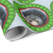 Portugese waterhond Happy Howliday Cadeaupapier (Rol Hoek)