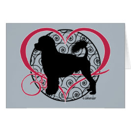 Portugese waterhond - hartooggolven