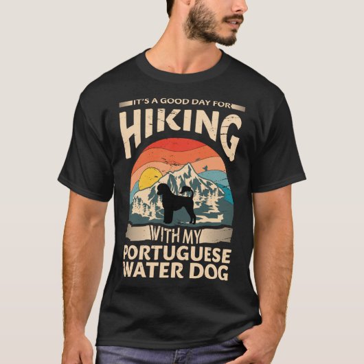Portugese waterhond Hiking T-Shirt (Voorkant)