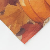 Portugese waterhond in het najaar verlaat Thanksgi Fleece Deken (Hoek)