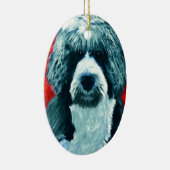 Portugese waterhond keramisch ornament (Rechts)