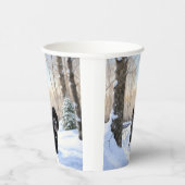 Portugese waterhond laat het sneeuwen Kerstmis Papieren Bekers (Rechts)