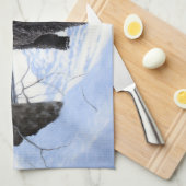 Portugese waterhond laat het sneeuwen Kerstmis Theedoek (Quarter Fold)