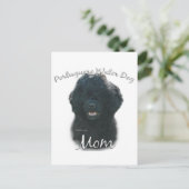 Portugese waterhond mam 2 briefkaart (Staand voorkant)