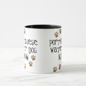 Portugese waterhond mok (Midden)