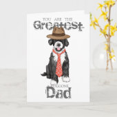 Portugese waterhond pap kaart (Gele Bloem)