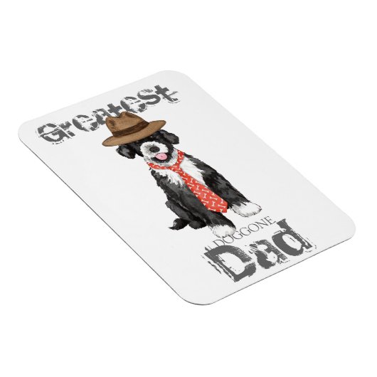 Portugese waterhond pap magneet (Rechterzijde)