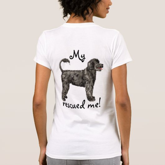 Portugese waterhond redden t-shirt (Achterkant)