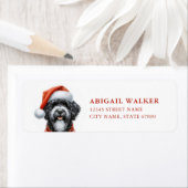 Portugese Waterhond retour adreslabels Etiket (Insitu)