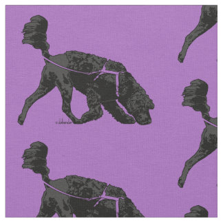 Portugese waterhond - Scent Paars 3 x 4 Stof