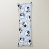 Portugese Waterhond Schilderen PWD Originele Hond  Lichaamskussen (Achterkant (Verticaal))