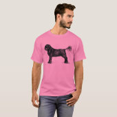 Portugese waterhond t-shirt (Voorkant volledig)