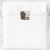 Portugese waterhond Turkije Ronde Sticker (Tas)