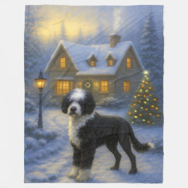 Portugese Waterhond Vakantie Fleece Deken