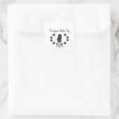 Portugese waterhond vierkante sticker (Tas)