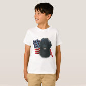 Portugese waterhond vlag t-shirt (Voorkant volledig)