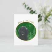 Portugese Waterhond Vrede Briefkaart (Staand voorkant)