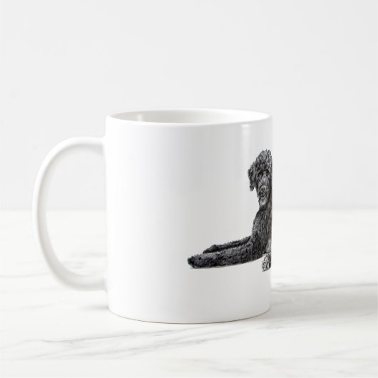 Portugese waterhonden koffiemok (Links)