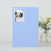 Portugese waterhondenschilderkunst - oorspronkelij briefpapier (Staand voorkant)