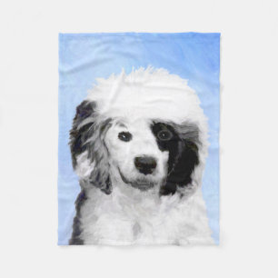 Portugese waterhondenschilderkunst - oorspronkelij fleece deken