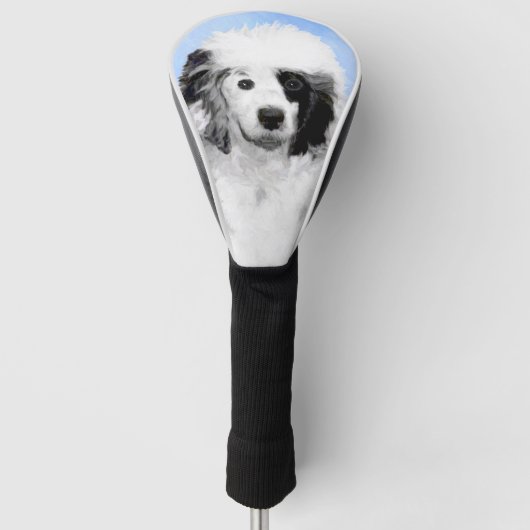 Portugese waterhondenschilderkunst - oorspronkelij golfheadcover (Voorkant)