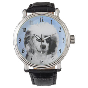 Portugese waterhondenschilderkunst - oorspronkelij horloge