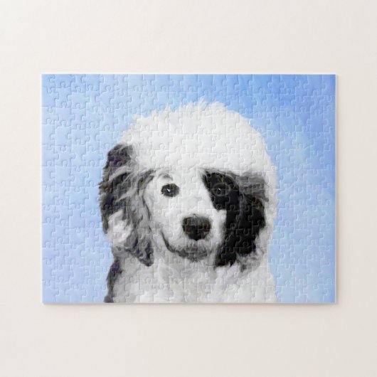 Portugese waterhondenschilderkunst - oorspronkelij legpuzzel (Horizontaal)