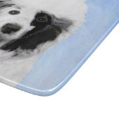 Portugese waterhondenschilderkunst - oorspronkelij snijplank (Hoek)