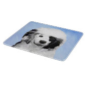 Portugese waterhondenschilderkunst - oorspronkelij snijplank (Hoek)