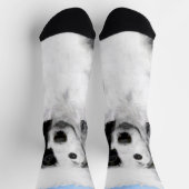 Portugese waterhondenschilderkunst - oorspronkelij sokken (Top)