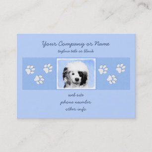 Portugese waterhondenschilderkunst - oorspronkelij visitekaartje